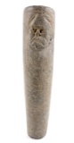 Hopewell Tradition Figural Carved Stone Tube Pipe