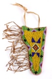 Sioux Indian Beaded Hide SAA Holster