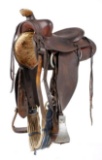 Harpham Bros. Co. Lincoln Nebraska Saddle