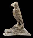 Zuni Maxx Laate Eagle Fetish Antler Carving