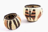 Hopi Indian Hand Woven Coil Baskets