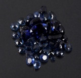 21ct. Faceted & Unmounted Blue Sapphire Gem Stones