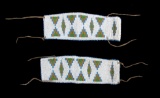 Sioux Native American Beaded Arm Bands c.1890