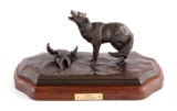 Original G.C. Wentworth Coyote Bronze Sculpture