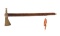 Plains Indian Brass Pipe Tomahawk c. 1875-85 COA