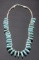 Navajo Kingman Spiderweb Turquoise Necklace