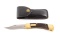 Buck 110 Custom Switchblade Knife w/ Scabbard