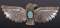 Navajo Sterling & Turquoise Thunderbird Brooch