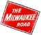 The Milwaukee Road Reflective Steel Car Sign