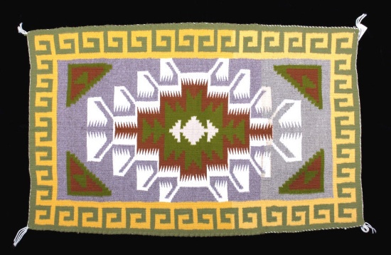Navajo Teec Nos Pos Pattern Wool Rug - Lisa Seimy