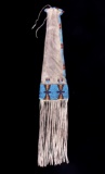 Sioux Beaded Pipe Tobacco Bag c. 1870 RARE