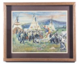 Albert Jacquez American West Watercolor Painting
