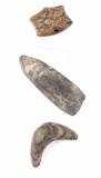 Archaic Period Bannerstones (2) & Celt