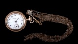 Hampden Molly Stark Pocket Watch With Chain