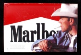 Vintage Marlboro Man Cigarette Advertising Sign
