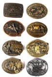 Collection Of NFR Hesston Limited Edition Buckles