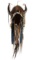 Sioux Buffalo Horn Beaded & Quilled Headdress