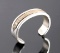 Navajo Sterling Silver 14K Gold Cuff Signed