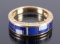 Ray Tracey Navajo 14K Gold Opal Lapis Ring