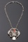 Art Tafoya Navajo Sterling Silver Coral Pendant