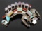 Zuni Rainbow Man Kachina Multi-Stone Brooch Pin