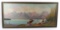Early 1900 Original Oil Landscape Painting by Raze