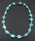 Navajo Turquoise Nugget Heishi Bead Neacklace