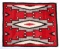 Large Navajo Ganado Pattern Wool Rug c.19th C