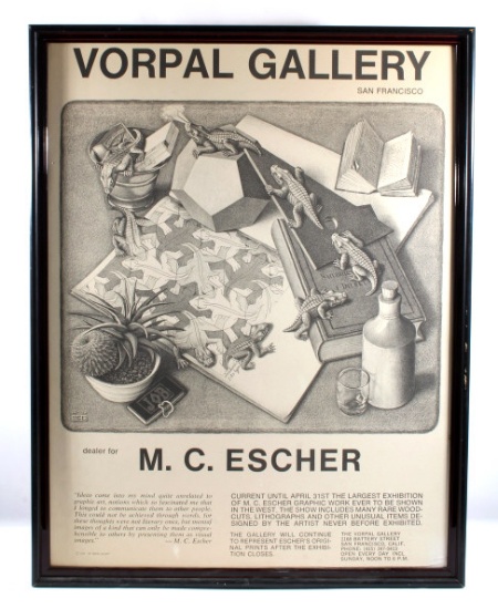 M.C. Escher Reptile - Vorpal Gallery Vendor Poster