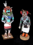 Hopi Hand Carved Kachina Dolls (2)
