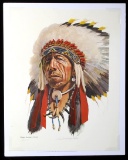 David Humphreys Miller - Black Elk Portrait AP