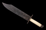 Massive Early American Bowie Knife 19th C.