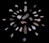 Ancient Montana Arrowhead Artifact Collection