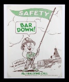 Original Anaconda Company Mining Safety Poster