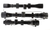 Three Rifle Optics- Bushnell, x2 Tasco