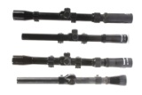 Four Rifle Scopes- Bushnell, Tasco & Weaver