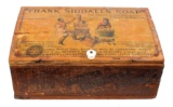 Early Frank Siddall's Soap Advertising Wood Crate