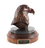 Original Connie Tveten Eagle Bronze Sculpture
