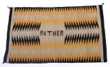 Unusual Navajo Chinle Pattern Wool Rug