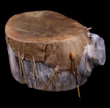 Chippewa Indian Rawhide Drum Large