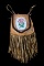 Plains Indian Floral Beaded Buckskin Bag