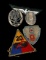 US & Nazi World War 2 Era Badges & Patches