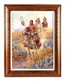 Original Newman Myrah Oil on Canvas Painting