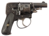 Belgian Prototype .32 ACP Hammerless D/A Revolver