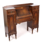 Federal Style Secretary Desk With Light