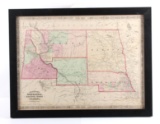 1865 Montana Territory Map