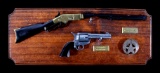 Denix Replica Miniature Firearm Display With Badge