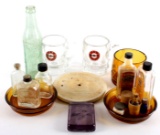 Collection of Vintage Glass Bottles & Miscellany