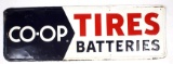 Vintage Co-Op Tires & Batteries Sign