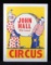 Original John Hall Wild Animal Circus Poster